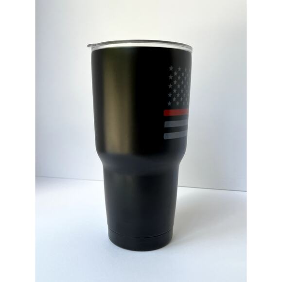 Thin Red Line Fire Department American Flag 30 oz Insulated Mug - Picture 5 of 8